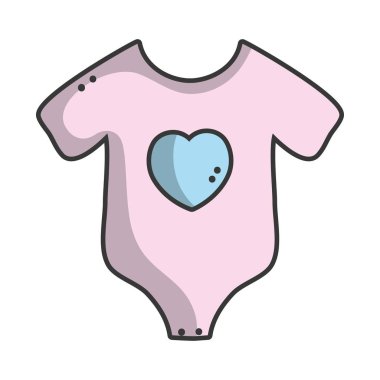 vücut vektör çizimde kullanılan bebek giysileri