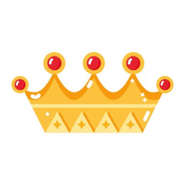 güzel taç kral zafer ve pawer, vektör çizim