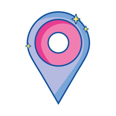 konumu grafik sembol simge vektör tasarlamak