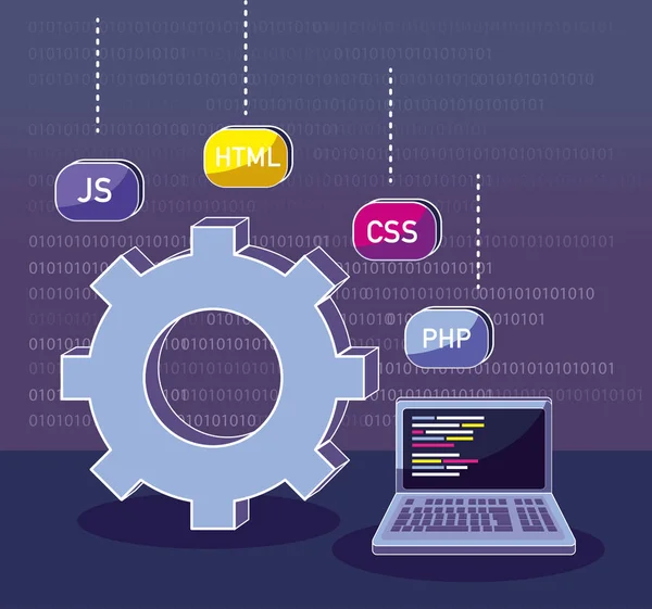 Vektör çizim grafik tasarım programı laptop ile kodlama ve dişli kodları
