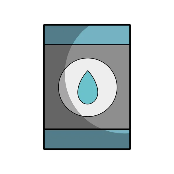 Tanque Agua Ilustración Vector Cuidado Del Medio Ambiente — Archivo Imágenes Vectoriales