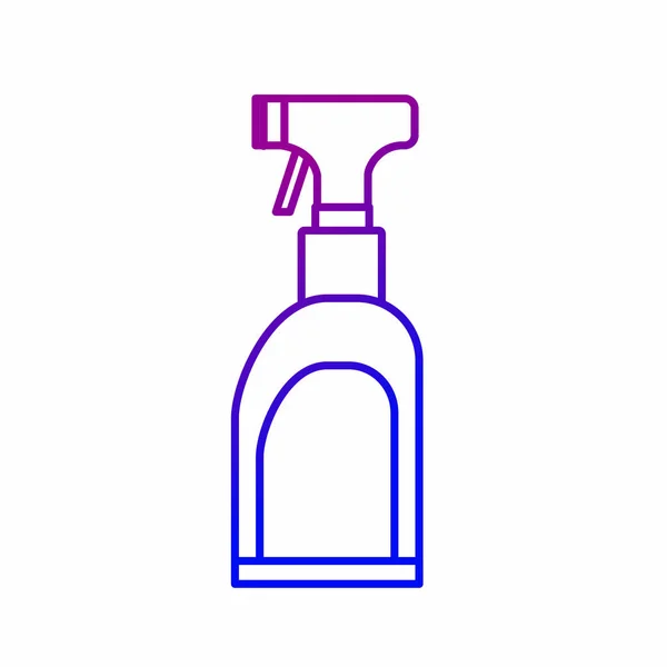 Γραμμή Σαπούνι Σπρέι Για Καθαρίσετε Ρούχα Εικονογράφηση Διάνυσμα — Διανυσματικό Αρχείο