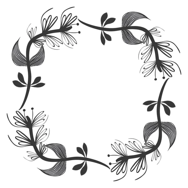 rustik kare dalları tasarım, görüntü illüstrasyon vektör bitki