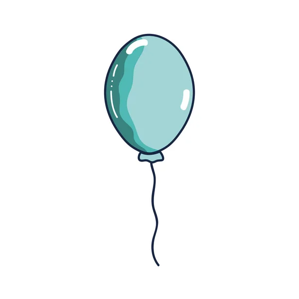 Ballon Zur Dekoration Und Gestaltung Der Party Vektor Illustration — Stockvektor