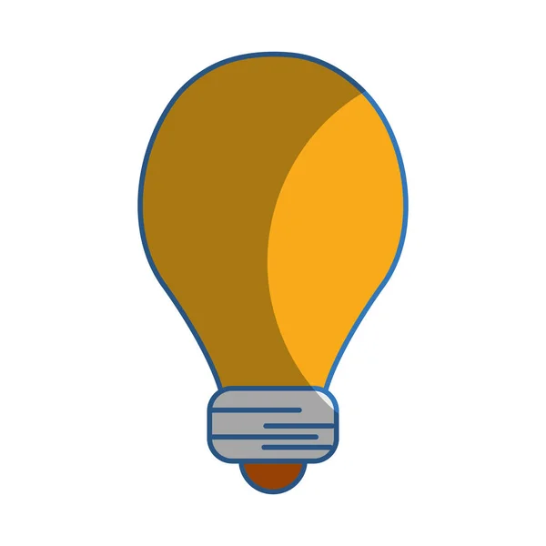 Lichtenergie Lamp Aan Verlichting Vectorillustratie — Stockvector