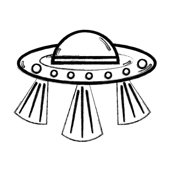 Vetores de Desenho Animado Bonito Estranho Alien Em Disco Voador Ovni  Ilustração Vetorial Simples Contorno Ícone Doodle Preto E Branco e mais  imagens de Alienígena - iStock