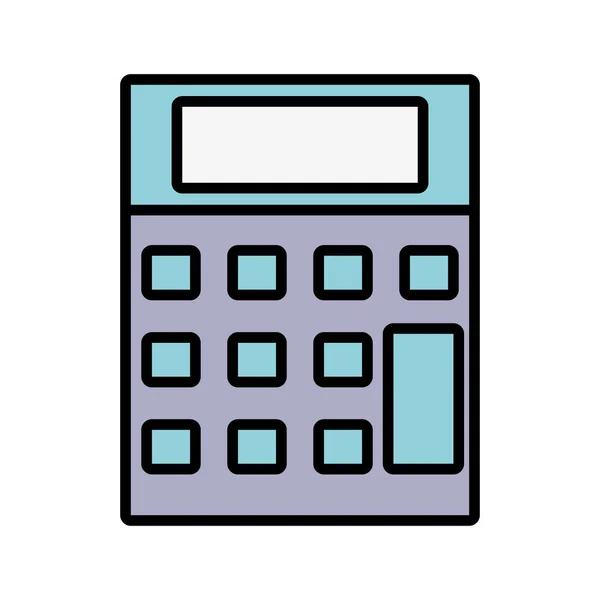 Technology Calculator Tool Account Economy Vector Illustration — Stock Vector