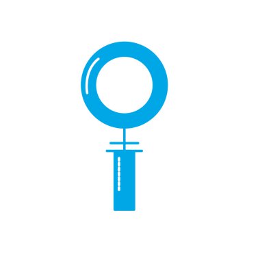 siluet Büyüteç aracı bilgi vektör çizim aramak için