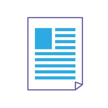 satır iş belge ve şirket bilgileri vektör çizim