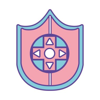 oynamak için video oyunu sembolü ve video oyunu teknoloji vektör çizim