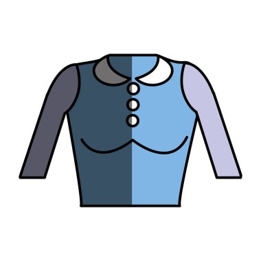 güzel bluz kumaş stil, vektör çizim tasarım