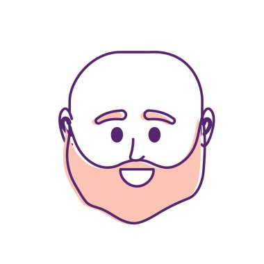 Avatar adam başına sosyal Kullanıcı vektör çizim