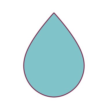 su damlası için koruma ve bakım ortamı vektör çizim