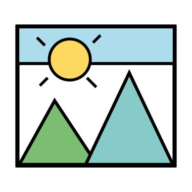 resim sanat tasarım ve Galerisi stil vektör çizim