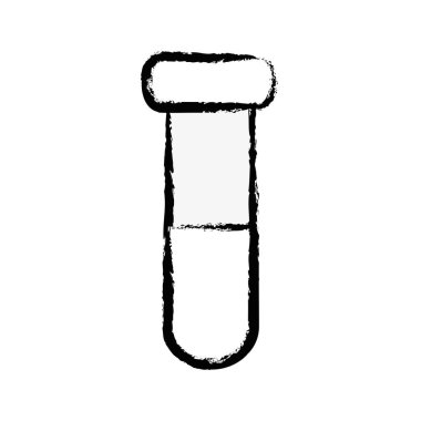 Şekil tıbbi analiz tüp biyoloji reçete vektör çizim için