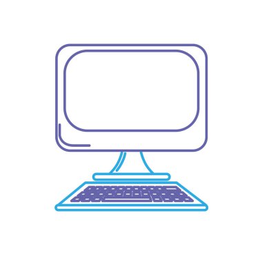 çizgi teknoloji bilgisayar iş bilgi vektör çizim için