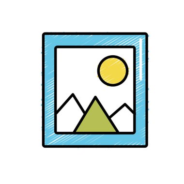 çerçeve resim resim sanat tasarlamak vektör