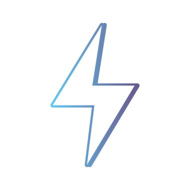 çizgi tehlike elektrik enerji simge vektör çizim