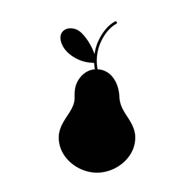 kontur lezzetli armut meyve protein beslenme vektör çizim ile