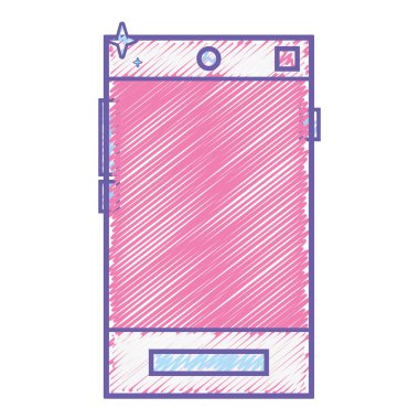 arayıp vektör çizim konuşmak smartphone elektronik teknolojisi