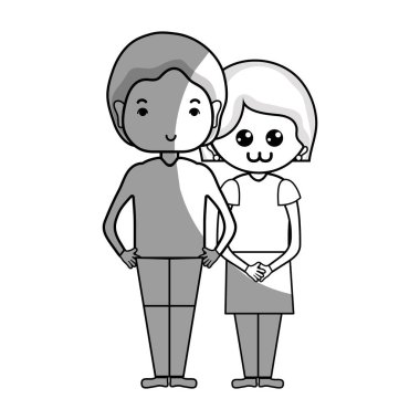 saç tasarım vektör çizim ile birlikte güzellik çift hat