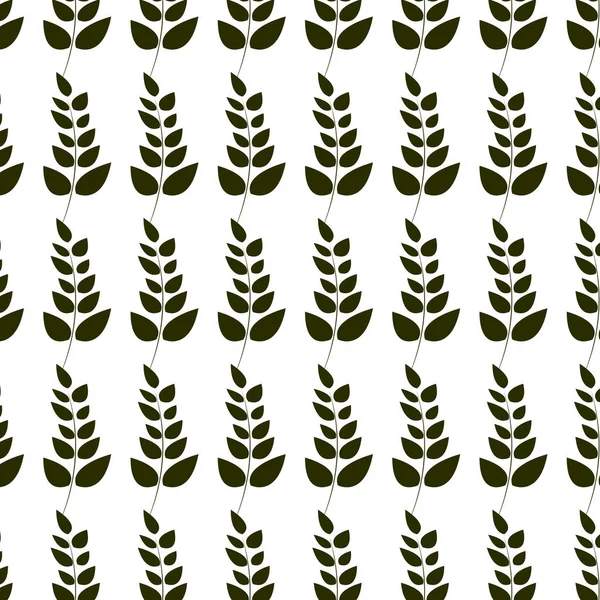 Φυτά Διακόσμησης Σχεδιαστικό Υπόβαθρο Εικόνα Εικονογράφηση Διάνυσμα — Διανυσματικό Αρχείο