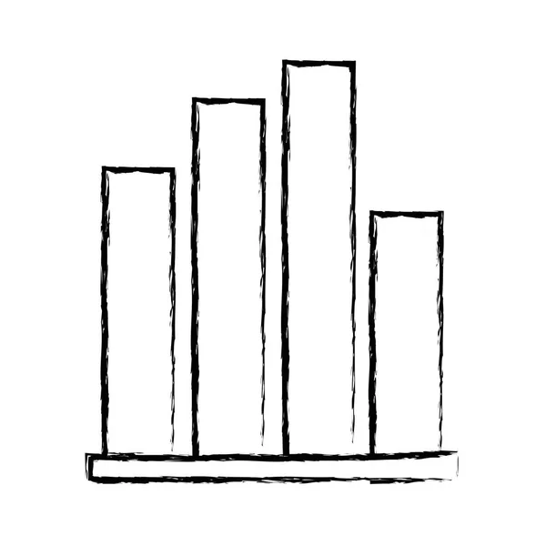 図統計グラフィック デザイン ベクトル図バー — ストックベクタ