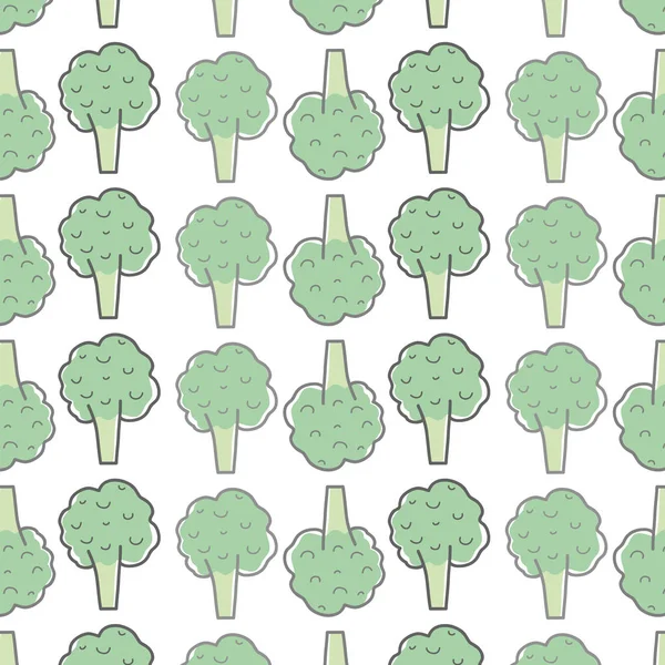 Hälsa Broccoli Vegetabiliska Ikon Bakgrund Vektor Illustration Design — Stock vektor