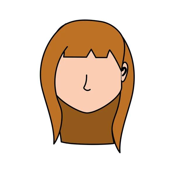 Mujer Avatar Por Defecto Ilustración Del Vector Usuario Social — Vector de stock