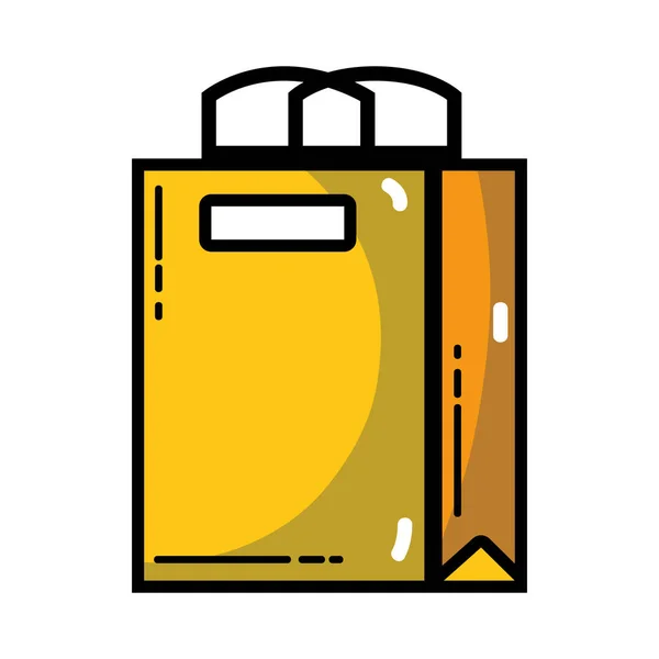 Τσάντα Για Ψώνια Μάρκετινγκ Στρατηγικής Εταιρεία Εικονογράφηση Διάνυσμα — Διανυσματικό Αρχείο
