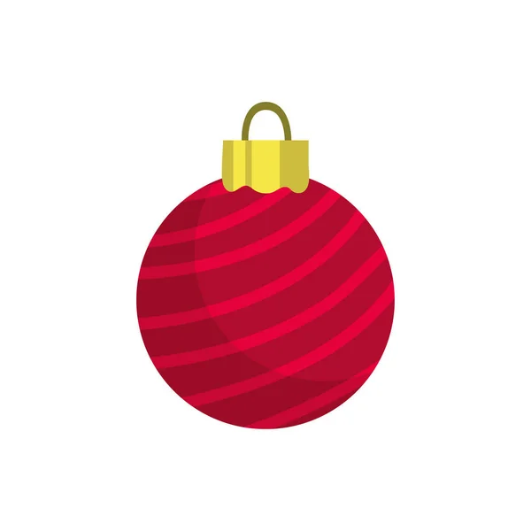 Navidad Bolas Decoración Diseño Celebración Vacaciones Vector Ilustración — Vector de stock