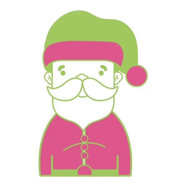 Santa Claus Para Celebrar Feliz Navidad Vector Ilustración — Vector de stock