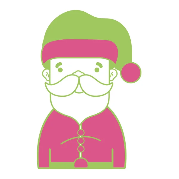 Santa Claus Para Celebrar Feliz Navidad Vector Ilustración — Archivo Imágenes Vectoriales