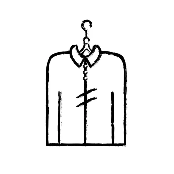 Figura Homem Camisa Design Casual Estilo Vetor Ilustração —  Vetores de Stock