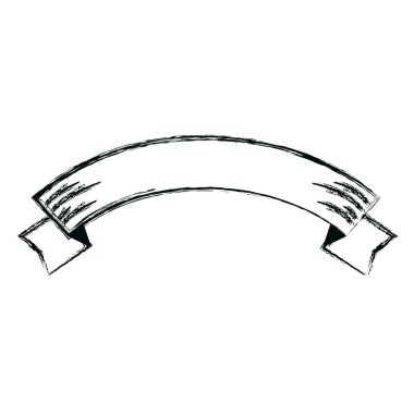 Grunge şerit dekorasyon tatil kutlama nesne vektör çizim