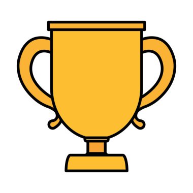 renk Kupası ödül kazanan rekabet vektör çizim sembolü