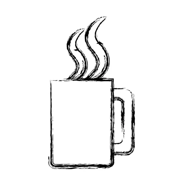 Filiżanka Kawy Świeże Gorące Napoje Wektor Ilustracja — Wektor stockowy