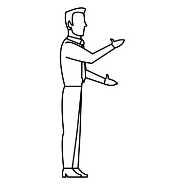 satırı özel işadamı profesyonel Şirket Yöneticisi vektör çizim