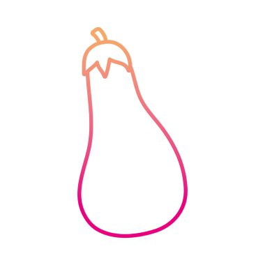 bozulmuş satır sağlıklı patlıcan sebze lezzetli yemekler vektör çizim ile