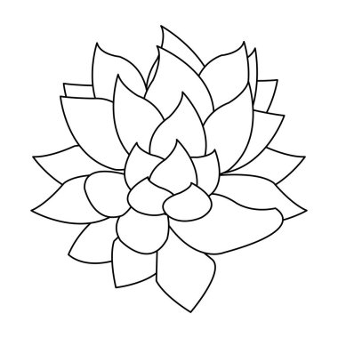 satır güzel çiçek ile şirin yaprakları tasarlamak vektör