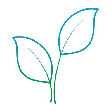 bozulmuş satır egzotik doğa bitki tasarlamak vektör yaprak