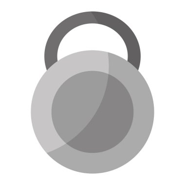 asma kilit nesnesi için güvenli ve güvenlik vektör çizim kapatın