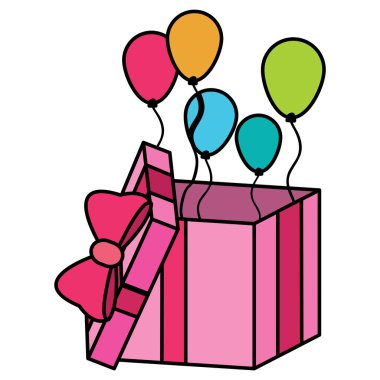 hediye kutusu mevcut simgesi. Vektör çizim