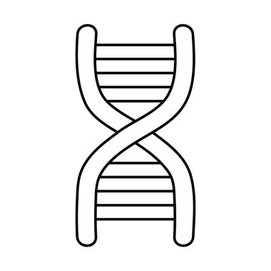 satır dna bilim Tıbbi molekül yapısı vektör çizim