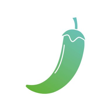 kontur organik biber sebze beslenme vektör çizim