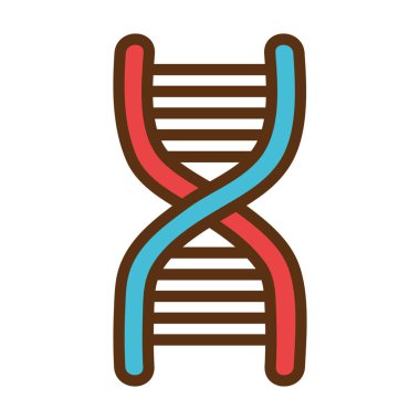 DNA bilim Tıbbi molekül yapısı vektör çizim