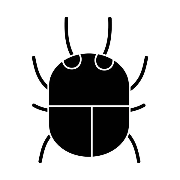 Spindel Insekt Symbol Vektorillustration — Stock vektor