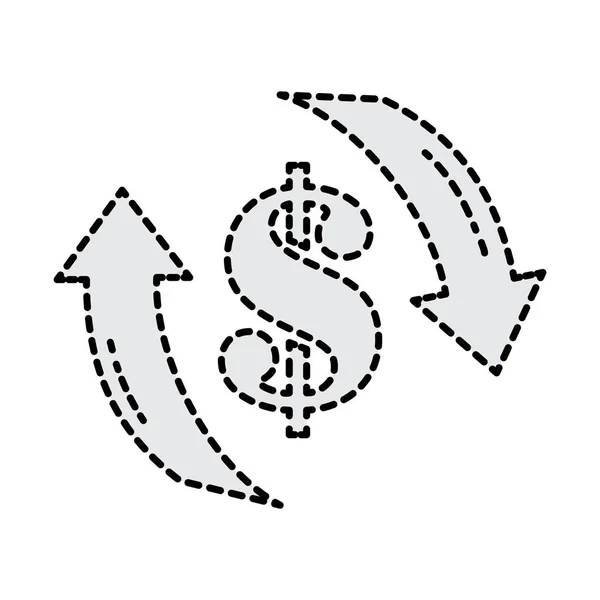 Sinal Dinheiro Ilustração Vetorial — Vetor de Stock