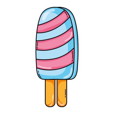 tatlı buz lolly taze tatlı vektör çizim