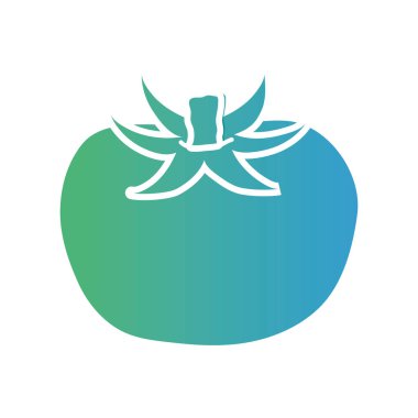 satır lezzetli domates meyve beslenme vektör çizim